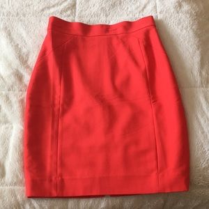 H&M Red Pencil Skirt